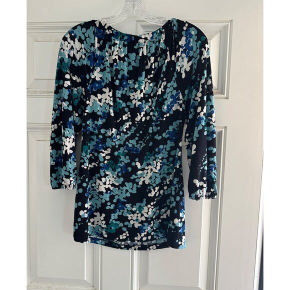 Style & Co Women’s Pull On Print Blouse Multicolor Size XL - Picture 4 of 7